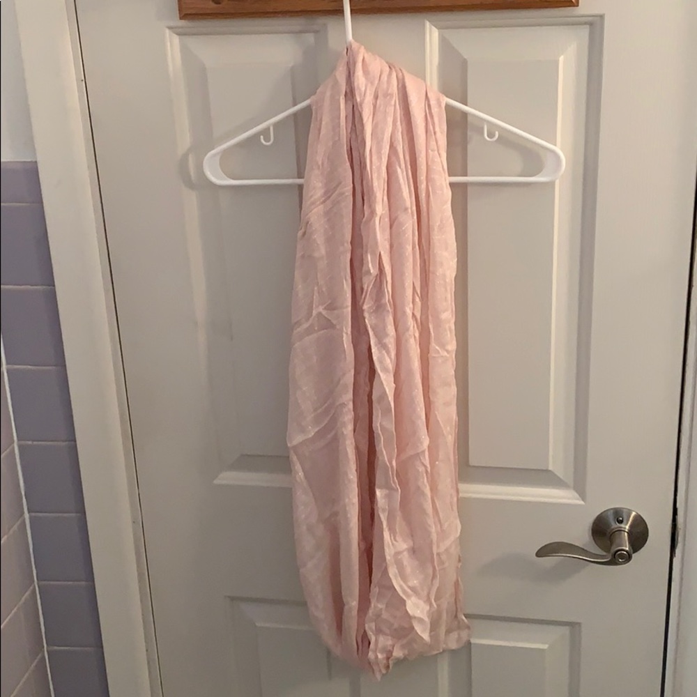 Blush Pink Infinity Scarf